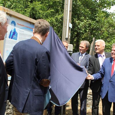 2026 PM 080 Einweihung Geotour Alexander von Humboldt am Falkenstein