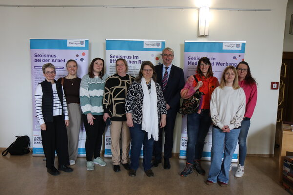 Bild vergr&ouml;&szlig;ern: Ausstellungseröffnung Gemeinsam gegen Sexismus