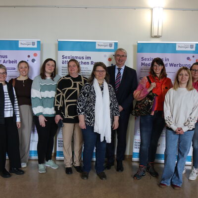 Ausstellungseröffnung Gemeinsam gegen Sexismus