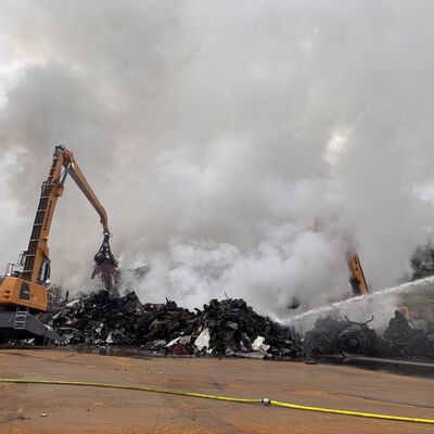 Bild vergr&ouml;&szlig;ern: Brand bei Wöhlsdorf