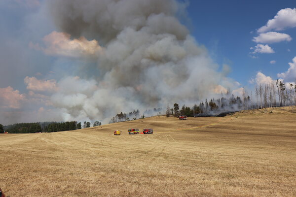 Bild vergr&ouml;&szlig;ern: Brand bei Gösselsdorf