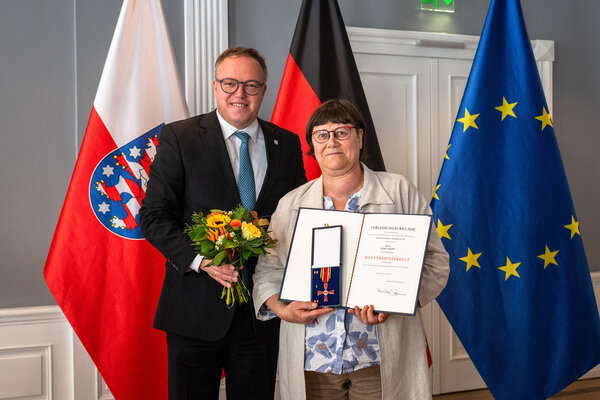 29.September 2025, TSK-MP, Feierliche Überreichung von 8 Verdienstorden der BRD, Kaisersaal, Erfurt,