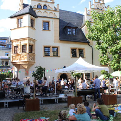 Bild vergr&ouml;&szlig;ern: Einblick in das Sommerfest der Musikschule Saalfeld