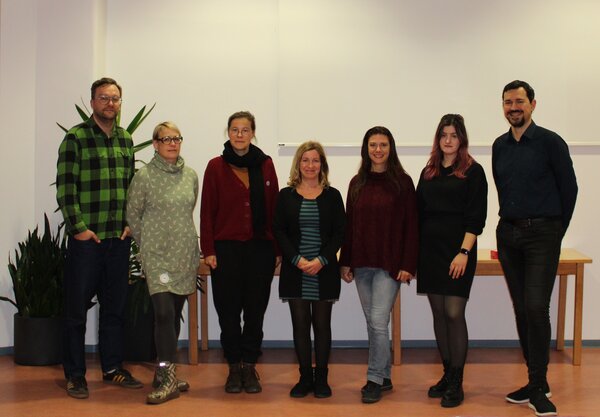 Gruppenbild der Referenten zum Elternabend