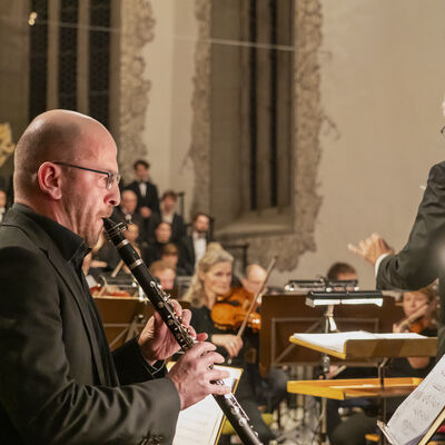 Bild vergr&ouml;&szlig;ern: Soloklarinettist der Thüringer Symphoniker Viktor Perchyk