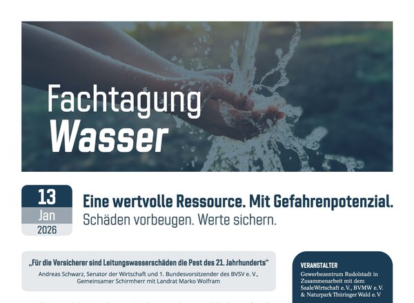 Bild vergr&ouml;&szlig;ern: Einladung zum Fachtag Wasser