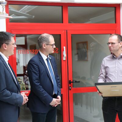 Bild vergr&ouml;&szlig;ern: Übergabe Fördermittel 1. Stadt-Sport-Verein Saalfeld ’92 e. V.