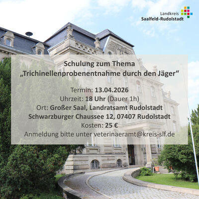 Trichinellenprobenentnahme am 13. April 2026